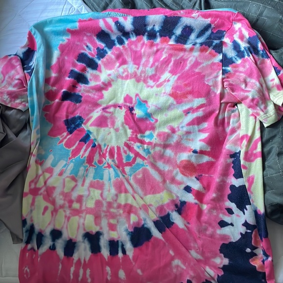 Tie dye Better late then never t shirt from SHEIN - Picture 2 of 2